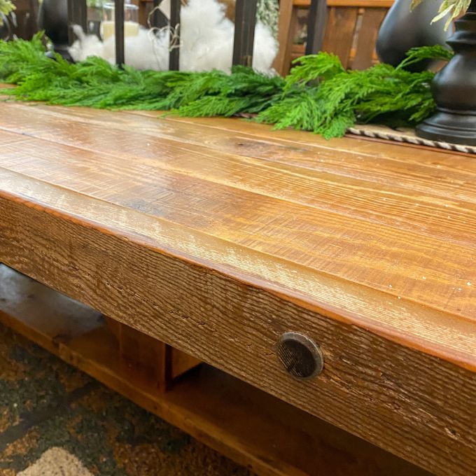 WINDY STABLES KING RANCH 9' DINING TABLE – Rustic Ranch Furniture and Decor
