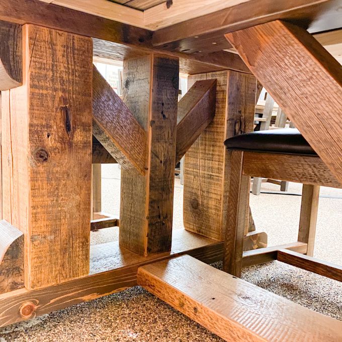 WINDY STABLES KING RANCH 9' DINING TABLE – Rustic Ranch Furniture and Decor