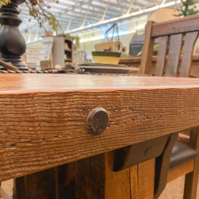 WINDY STABLES KING RANCH 9' DINING TABLE – Rustic Ranch Furniture and Decor