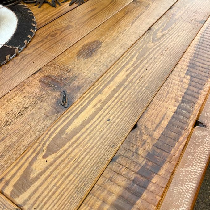 WINDY STABLES KING RANCH 9' DINING TABLE – Rustic Ranch Furniture and Decor