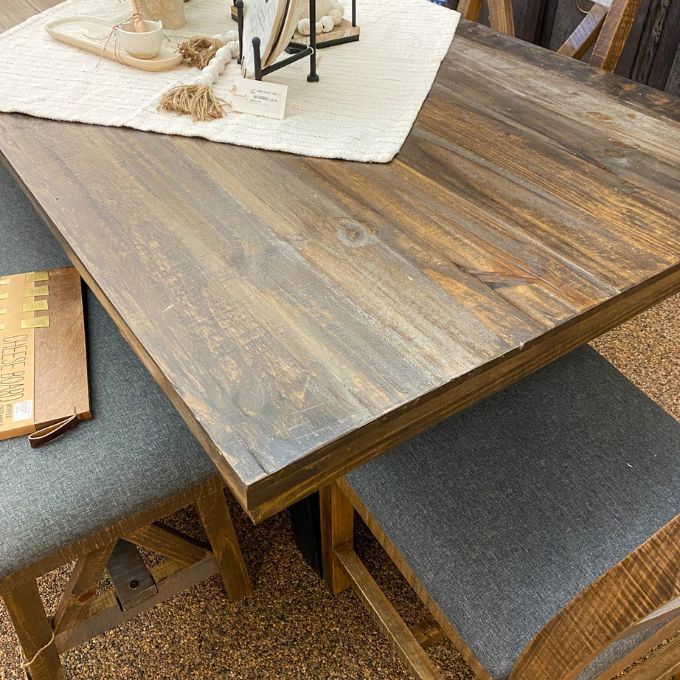 Loft Brown Dining Table available at Rustic Ranch Furniture and Decor.