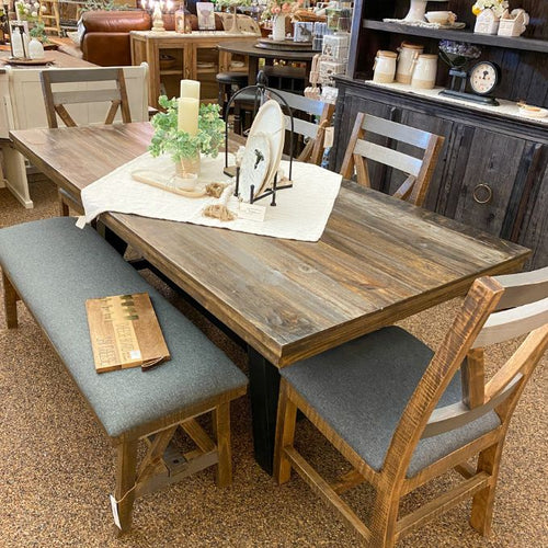 Loft Brown Dining Table available at Rustic Ranch Furniture and Decor.