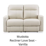 Muskoka Reclining Love Seat available at Rustic Ranch Furniture and Decor.