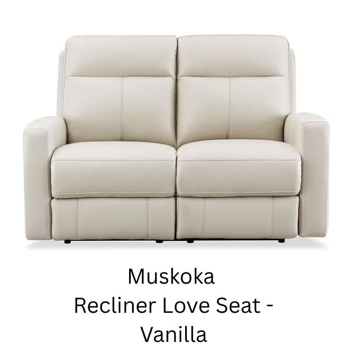 Muskoka Reclining Love Seat available at Rustic Ranch Furniture and Decor.