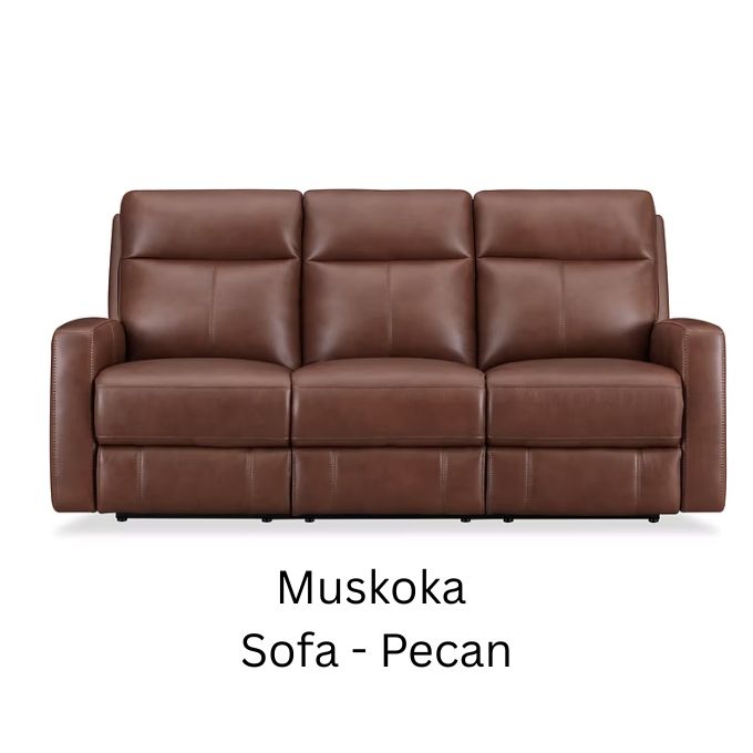 Muskoka Reclining Sofa available at Rustic Ranch Furniture and Decor.