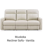 Muskoka Reclining Sofa available at Rustic Ranch Furniture and Decor.