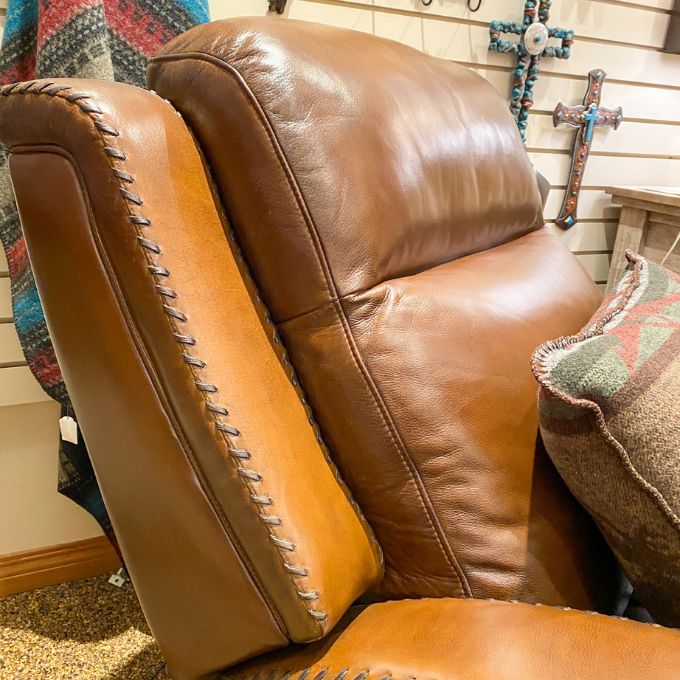  Mustang Power Reclining Chair with Power Head Rest available at Rustic Ranch Furniture and Decor.