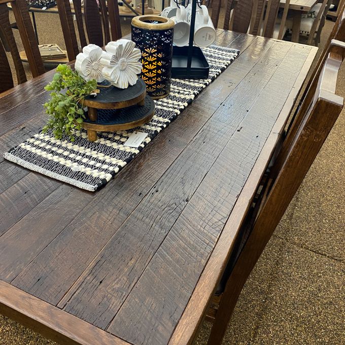 Oak Haven Dining Table available at Rustic Ranch Furniture and Decor.