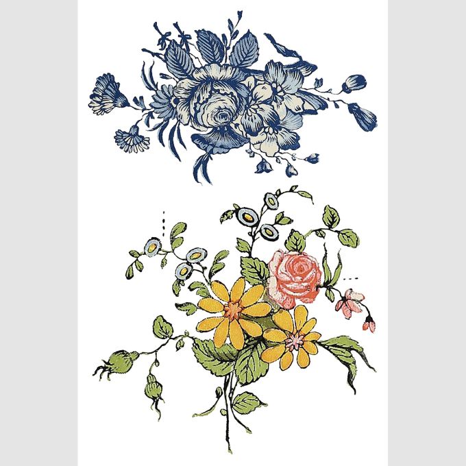 Fairytale Florals Transfer by IOD