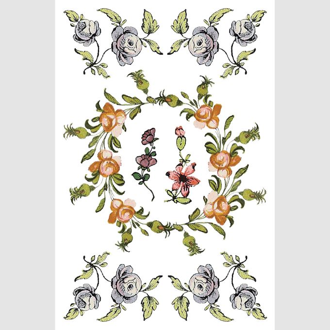 Fairytale Florals Transfer by IOD