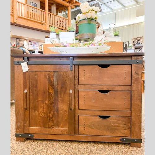 Parota TV Stand - Three Lengths available at Rustic Ranch Furniture in Airdrie, Alberta