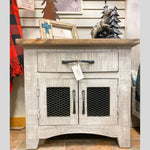 Pueblo Gray Nightstand available at Rustic Ranch Furniture and Decor.