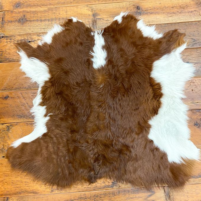 Shaped Cow Hides available at Rustic Ranch Furniture and Decor.