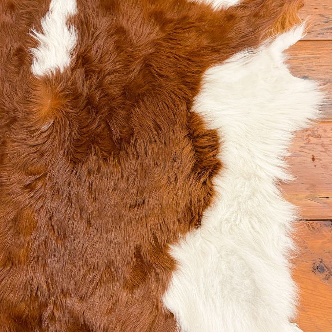 Shaped Cow Hides available at Rustic Ranch Furniture and Decor.