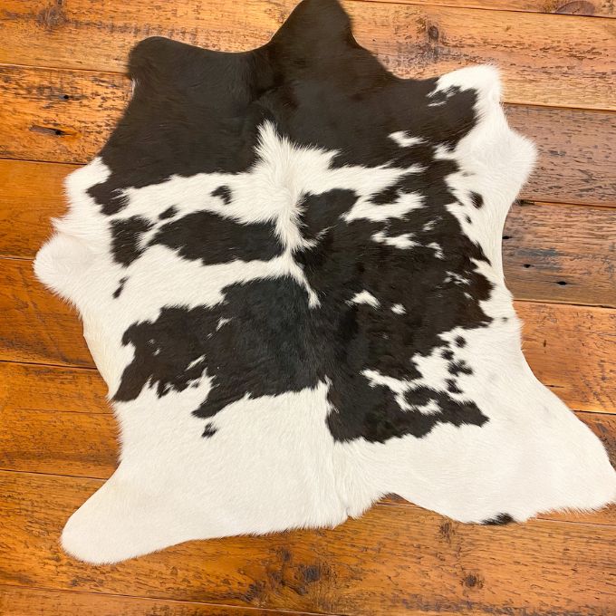 Shaped Cow Hides available at Rustic Ranch Furniture and Decor.