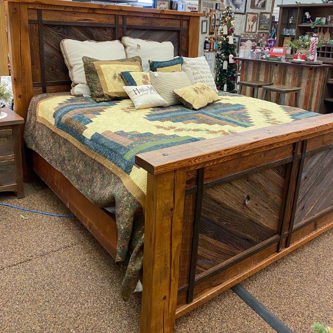 Heritage Soda Springs King Bed – Rustic Ranch Furniture and Decor