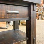 Timber End Table available at Rustic Ranch Furniture and Decor.