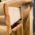 Aspen Tall Log Nightstand available at Rustic Ranch Furniture and Decor.