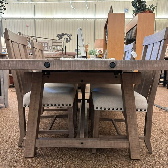 Victor Extension Dining Table available at Rustic Ranch Furniture and Decor.