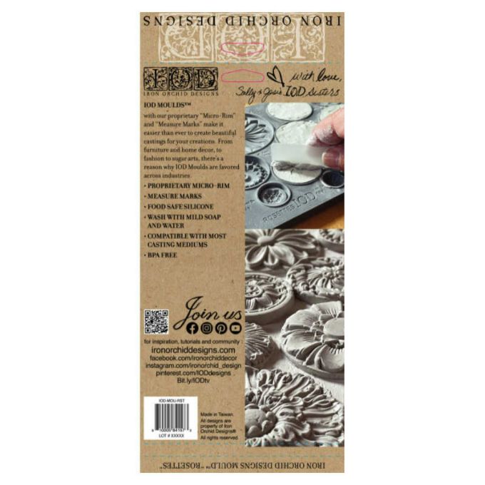Rosettes Mould by IOD