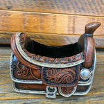 Saddle Salt and Pepper Holder