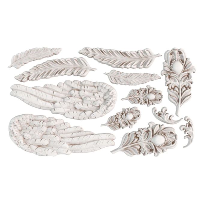 Wings & Feathers Decor Mould by IOD