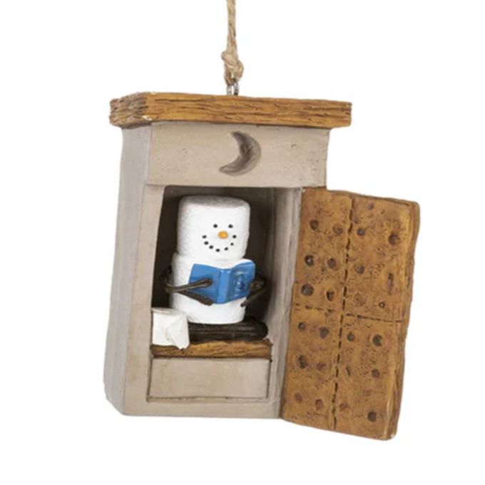 Outhouse S'mores Ornament