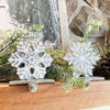 Snowflake Stocking Holder - Rounded Snowflake