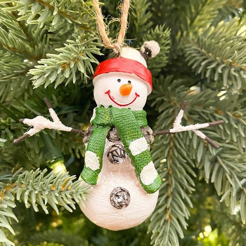Snowman Ornament - Four Assorted