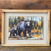 Black Bear Framed Print - Two Styles