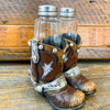Cowboy Boots Salt and Pepper Shaker Holder