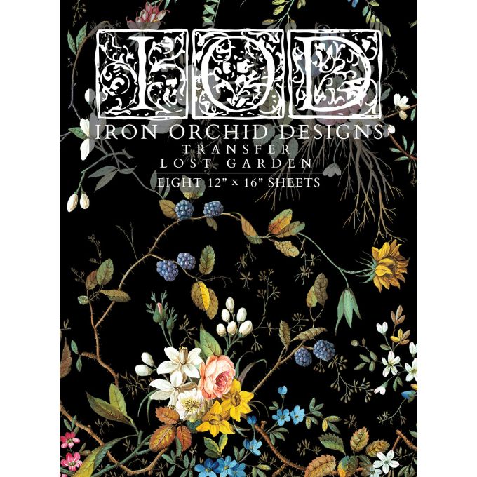 Lost Garden Transfer by IOD available at Rustic Ranch Furniture and Decor.