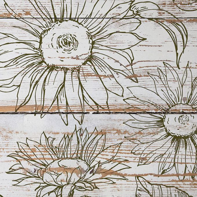 Sunflower Stamp with Masks by IOD