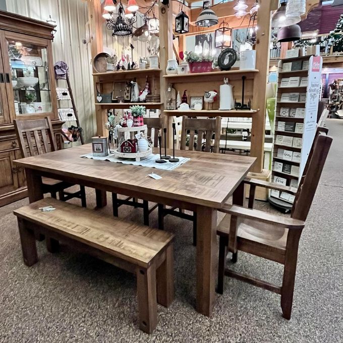 Adirondack Dining Table available at Rustic Ranch Furniture and Decor.