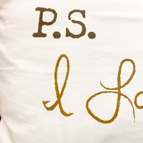 PS I Love You Pillow Case