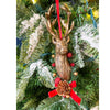 Vintage Gold Deer Mount Ornament
