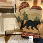 Black Bear Oven Mitt