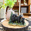 Bear and Cubs Salt and Pepper Holder available at Rustic Ranch Furniture and Decor.