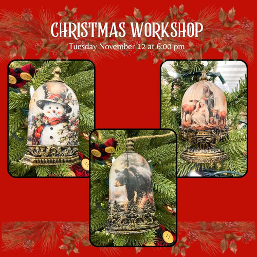 Christmas Ornament Workshop - November 12, 2024