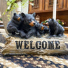 Bear Family Welcome Figurine available at Rustic Ranch Furniture and Decor.