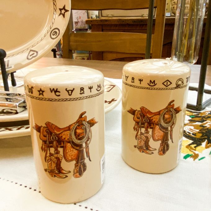 Boots & Saddle Salt & Pepper Set