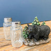Bear with Tree Salt & Pepper Holder available at Rustic Ranch Furniture and Decor.