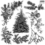 Holly and Pine Stamp by IOD available at Rustic Ranch Furniture and Decor.