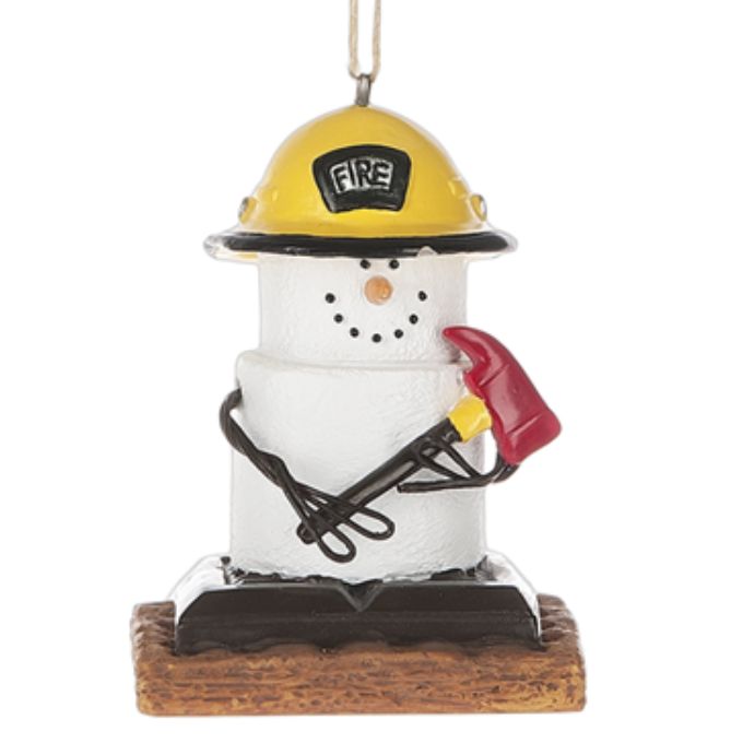 S'mores Firefighter Ornament