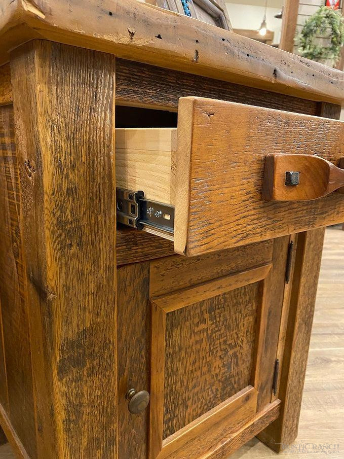 Stony Brooke Nightstand with One Drawer and One Door available at Rustic Ranch Furniture and Decor.