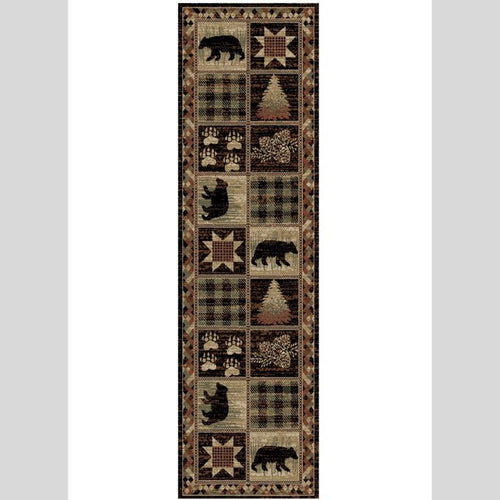 Hollow Point Brown Rug
