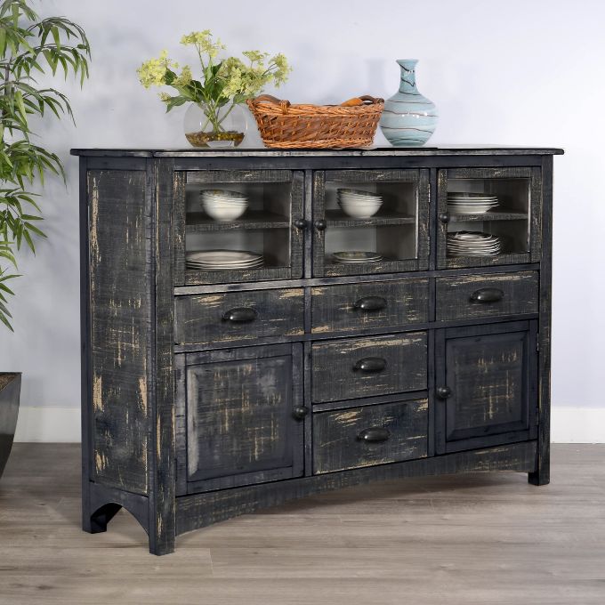 Reproduction Rustic Server Farmhouse Server - Three Colours – Rustic Ranch Furniture and Decor