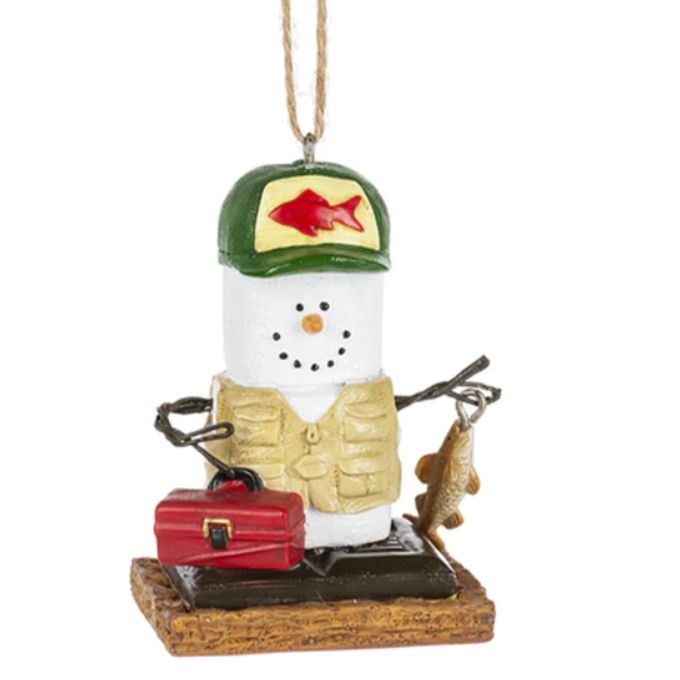Fisherman S'mores Ornament