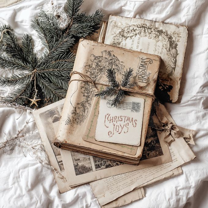 Christmas Post Stamp by IOD available at Rustic Ranch Furniture and Decor.