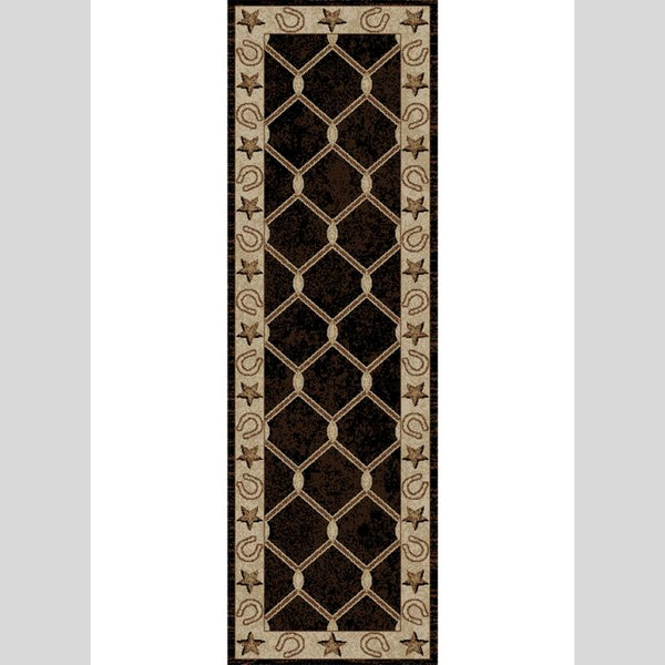 Midnight Trail Black Rug – Rustic Ranch Furniture and Decor